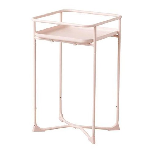 NEW IKEA KRYDDPEPPAR Plant Stand Steel Indoor/outdoor Pink 22" - Picture 2 of 6